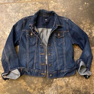 Denim Jean jacket GAP size medium Womens